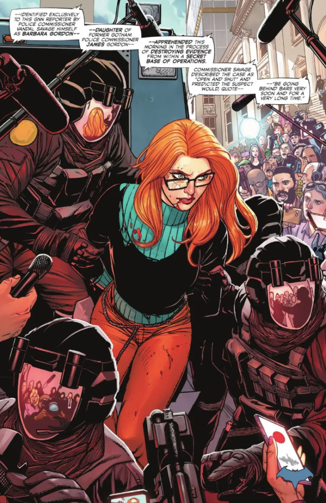 FREE BARBARA GORDON!! - O N E B I G B L A N K